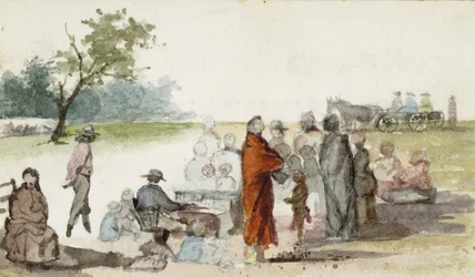 Organisten, 1869-71 (wc på papper)